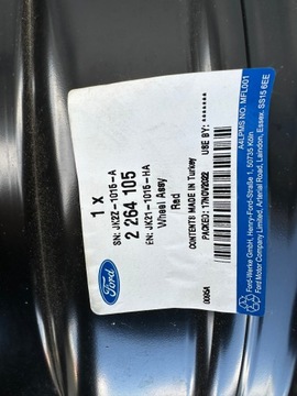 4× DISK OCELOVÝ FORD OE TRANSIT / CUSTOM 6.5" X 17" 5X160 ET 60