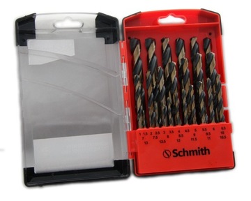 Wiertła do metalu HSS PRO 1-13mm komplet 25szt. SQWMP-022 SCHMITH