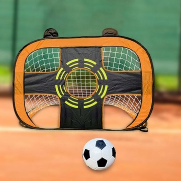 Детские футбольные ворота для двора, оранжевый