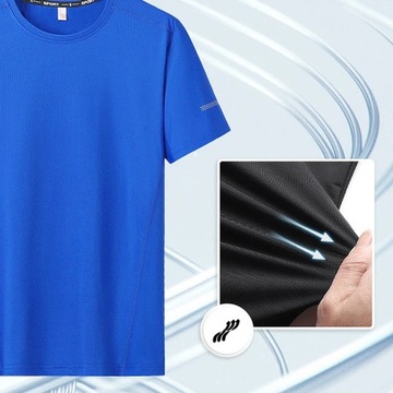 Мужская быстросохнущая футболка оверсайз, 9XL