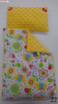 ПОСТЕЛЬНОЕ ДЛЯ КУКЛ КУКЛЫ С НАПОЛНИТЕЛЕМ, микс узоров. РЕЖИССЕР