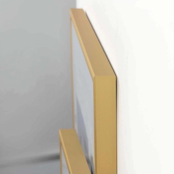 Ramka na Zdjęcia aluminiowa Złota 60x80 cm FOTO RAMA