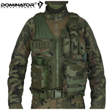 Kamizelka taktyczna wojskowa z ładownicami apteczką DOMINATOR HUZAR wz.93