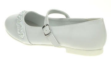 Buty Komunijne AMERICAN Białe Komunia Baleriny 36