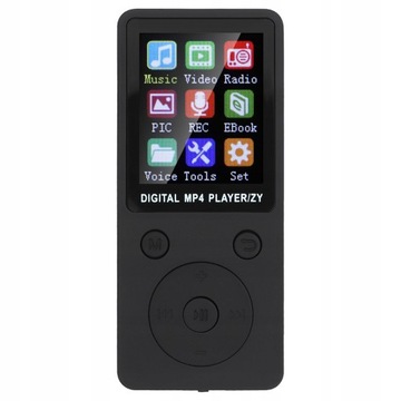 ODTWARZACZ MP4 MP3 8G BT4.2 DYKTAFON CZARNY