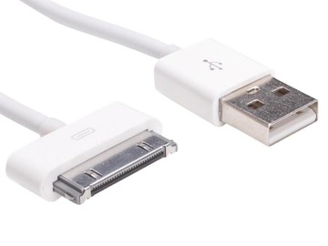 Kabel USB wtyk typu A- wtyk Apple 30pin długość 1m