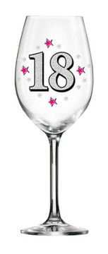 OGROMNY KIELISZEK DO WINA NA 18 URODZINY 640ml