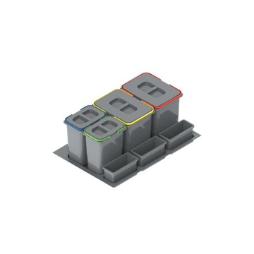 Pojemniki na śmieci Praktiko 800 REJS 2x20l 2x9l