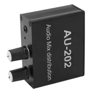 Audio Mixer Stereo Distributor 2 w 2 Out Skrzynka