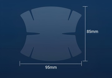 ЗАЩИТНЫЕ НАКЛЕЙКИ ПОД РУЧКИ АВТОМОБИЛЯ ПРОЗРАЧНЫЕ ДВЕРИ АВТОМОБИЛЯ