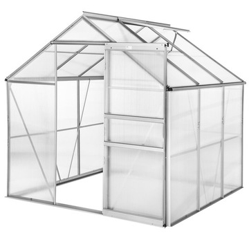 SZKLARNIA OGRODOWA GIARDINO Z POLIWĘGLANU 3,6m2 RAMA ALUMINIOWA nr2