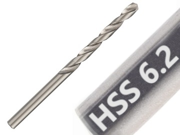 WIERTŁO WIERTŁA DO METALU NWKa HSS 6,2 mm (10szt.)