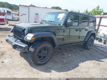 Jeep Wrangler IV 2023 Jeep Wrangler Willys, 2023r., 4x4, 2.0L 2.0 Benzyna 270KM, zdjęcie 1