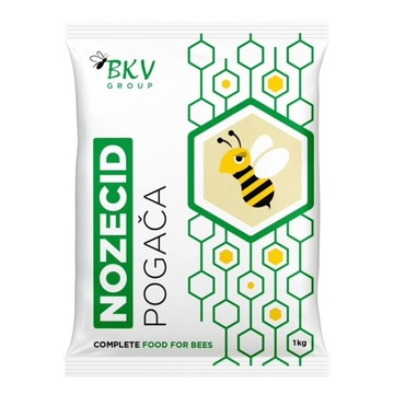 Pokarm dla pszczół z NOZEVITEM - 1kg - BKV NOZECID - NOWOŚĆ!