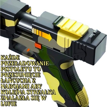 GLOCK ARROW GUN ПОЛУАВТОМАТИЧЕСКИЙ ПУСК NERF + 20 ДРОТИКОВ