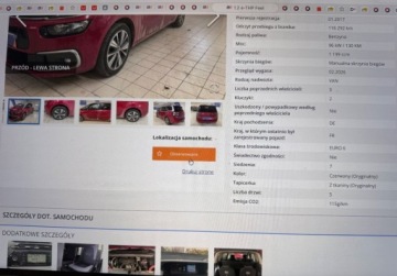 Citroen Grand C4 Picasso II Grand Picasso Facelifting 1.2 PurTech 130KM 2017 Citroen C4 Grand Picasso BEZWYPADEKjak noweliftserwis asoSHINE 1.2, zdjęcie 16