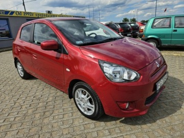 Mitsubishi Space Star Hatchback 5d 1.2 80KM 2014 Mitsubishi Space Star 1,2 benzyna 80KM salon PL, zdjęcie 1