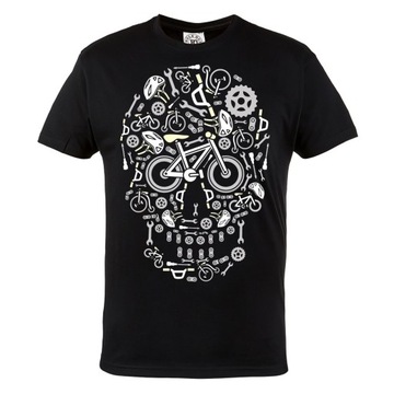 KOSZULKA ROWEROWA NA ROWER DLA KOLARZA CZASZKA, 3XL