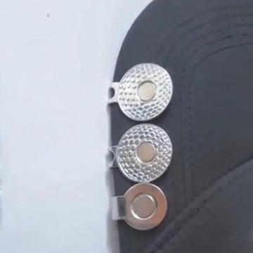 3 маркера для мяча для гольфа из цинкового сплава, зажим для женской шляпы для гольфа, крепежный инструмент