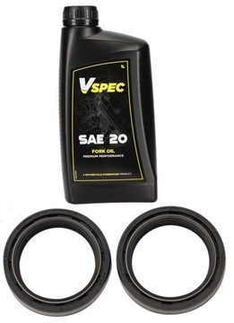 Сальники лаг 49мм + Масло 20W Harley 14-23 Touring Softail