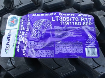 2 новые летние шины 305/70R17 Achilles Hawk X M/T.