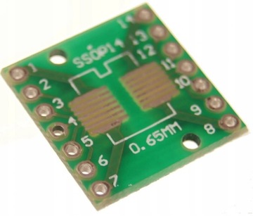 SOP14 to DIP14 PCB adapter przejsciówka
