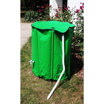 SKŁADANY ZBIORNIK NA DESZCZÓWKĘ WODĘ BECZKA 1000L ZIELONY