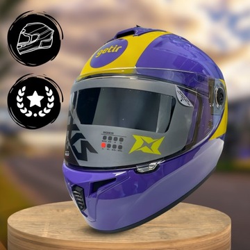 KASK MOTOCYKLOWY AXXIS DRAKEN S GETIR SYSTEM PINLOCK Rozm L 59-60cm