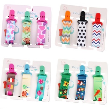 3 Pcs/Set Baby Pacifier Clips Pacifier Chain Dummy
