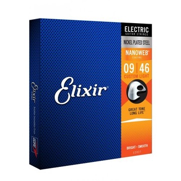 STRUNY DO GITARY ELEKTRYCZNEJ Elixir 12027 Custom Light (09-46) NW