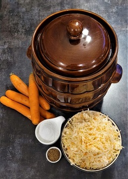 GARNEK HERMETYCZNY DO KISZENIA BECZKA CERAMIKA 8L