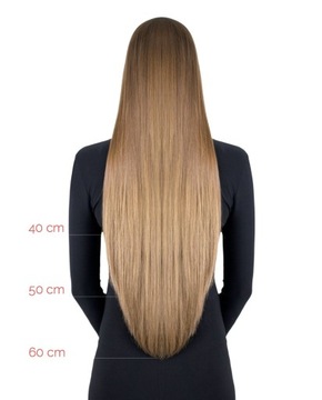 Натуральные волосы для наращивания с кератином 40см 0,6г 20 шт - цвет №16
