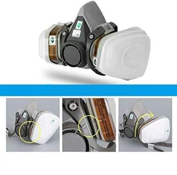 ПОЛУМАСКА, ПРОТИВОГАЗОВАЯ ЗАЩИТНАЯ КРАСОЧНАЯ МАСКА