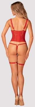 Sexy Obsessive Belovya corset Czerwony M/L