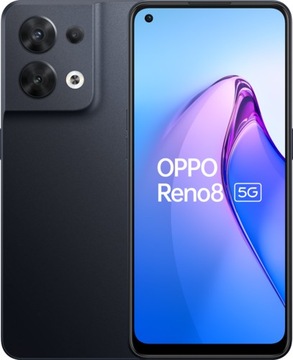 Smartfon Oppo Reno8 5G 8 GB / 256 GB czarny