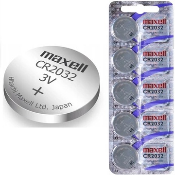 10x Najmocniejsza JAPOŃSKA bateria litowa MAXELL 3V CR 2032 10 lat ważności