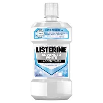 LISTERINE PŁYN DO PŁUKANIA JAMY USTNEJ 500ML ADVANCED WHITE SPEARMINT
