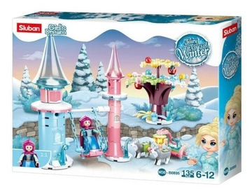 KLOCKI SLUBAN GD Frozen w parku Arendelle 135 el