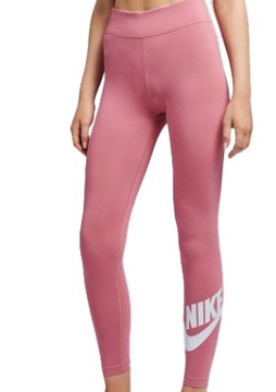 Legginsy Nike Tight Fit Różowe DB3903614 r. S