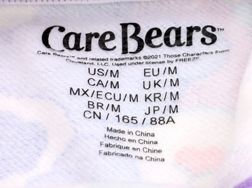 Bluza damska z kapturem Troskliwe misie Care Bears r.M wielokolorowa nadruk