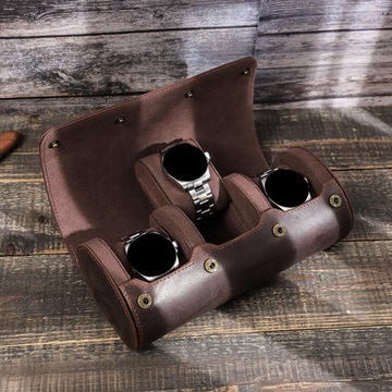 Дорожный футляр для часов из ПУ с органайзером Po для хранения