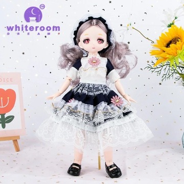1/6 Bjd styl Anime lalki lalki z przegubem kulowym komplet z ubraniami