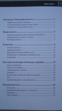 SCANIA R series Польский мануал для Scania R 2018, оригинал