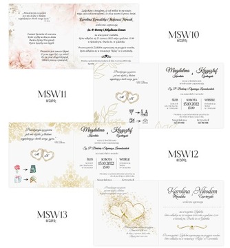 СВАДЕБНЫЕ ПРИГЛАШЕНИЯ ДЛЯ GLAMOUR GOLD WEDDING MS