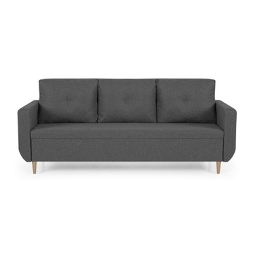 Kanapa sofa 3 os z funkcją spania DORO jasno szara
