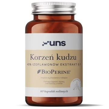 UNS Korzeń Kudzu 40% Izoflawonów 6:1 60vegcaps