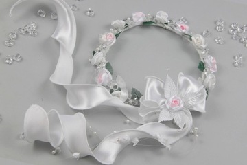 Венок причастия, зеленые и золотые кристаллы