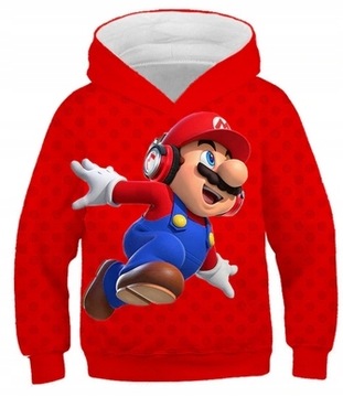 Bluza Dziecięca z BAJKI Super Mario UNIKAT