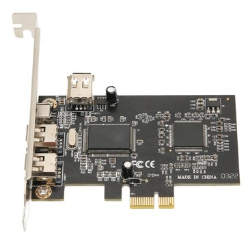 PCIE X1 do IEEE 1394A Adapter karty