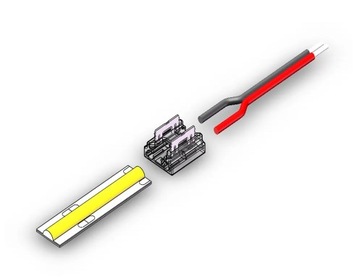 РАЗЪЕМ COB СВЕТОДИОДНАЯ ЛЕНТА РАЗЪЕМ УНИВЕРСАЛЬНЫЙ 4в1 8мм